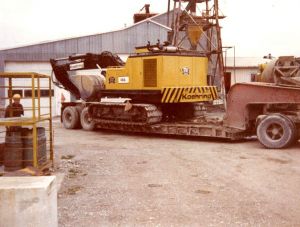 Excavation services are provided for the first time.